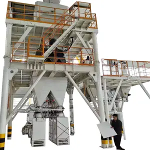 Less Footprint Dry Mortar Powder Mixing Machine Mortar Batching Plant