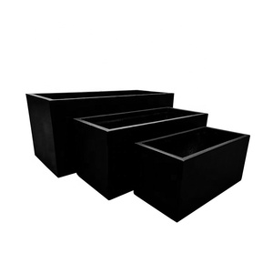 Grand bac à plantes en GRC, <span class=keywords><strong>pot</strong></span> de fleurs rectangulaire en fibre de verre pour l'extérieur, pour la maison, l'hôtel, carton vintage, <span class=keywords><strong>pot</strong></span> de fleurs en fibre de verre, 5 pièces - Product Image 5
