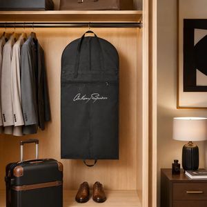 Bolsa de Transporte de Ropa de Tela No Tejida con Logotipo Personalizado, Protector de Ropa con Cierre Duradero para Pedidos al por Mayor, Tiendas de Ropa y Tintorerías - Product Image 6