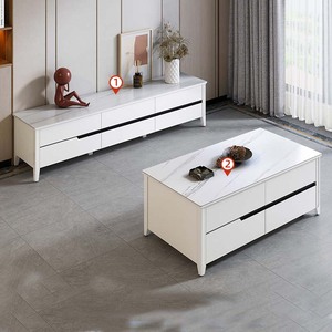 Einfacher moderner holzschlafzimmer nordischer Fernsehschrank Couchtisch mit Schublade für Wohnzimmermöbel - Product Image 2