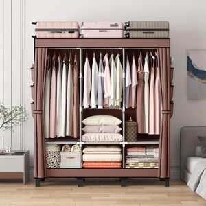 Étagère de rangement pliable en PVC imperméable pour vêtements, grande capacité, design durable, pour chambre à coucher - Product Image 3