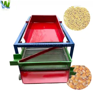 Vibrador linear de semente 1.5kw, máquina vibratória de esmerilhamento vibratória para limpeza e classificação de grãos