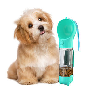 2025 Venta directa de fábrica Botella de agua potable para mascotas Deportes Squeeze Clear <span class=keywords><strong>Dog</strong></span> Feeder Botella de agua portátil para alimentos para mascotas al aire libre - Product Image 1