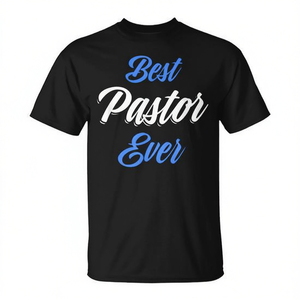 Meilleur T-shirt pour Pasteur, Cadeau d'Appréciation pour Hommes et Femmes, Produit Promotionnel Premium - Product Image 2