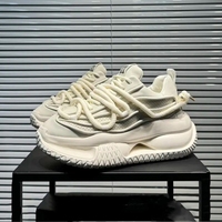 Chaussures de Course de Luxe pour Hommes Baskets Tendance Respirantes Toile Caoutchouc Semelle Intérieure EVA Doublure en Mesh Confort Printemps Été Hiver