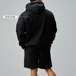 Sweats à <span class=keywords><strong>capuche</strong></span> pour hommes Sweatshirts Streetwear unisexe Pullover Sweats à <span class=keywords><strong>capuche</strong></span> personnalisés avec logo de broderie Sweats à <span class=keywords><strong>capuche</strong></span> pour hommes vierges - Product Image 6