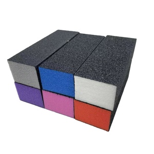 Professional Custom Printing Sponge Polishing Double Side EVA/Emery Nail Buffer Block Mini Nail File Set