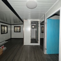 Maison conteneur extensible HUAYING de 40 pieds avec caractéristiques coupe-vent et imperméables pour projets hôteliers, commerciaux et résidentiels
