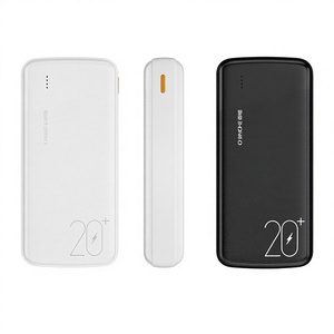 Batería de polímero de litio CHINOE/CNCE de 20000 mAh, <span class=keywords><strong>carga</strong></span> rápida, doble puerto USB, batería externa tipo llavero con cable USB C y luz para portátil - Product Image 4