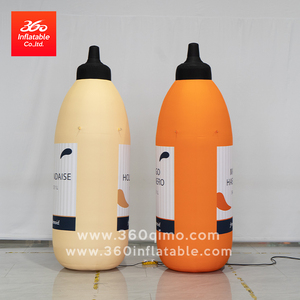 360 balon desain kustom balon cahaya raksasa iklan tiup botol bir dan kaleng raksasa untuk acara - Product Image 2