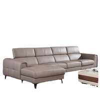 Modernes Luxus 4-5-Sitzer Elektrisches Sofa-Bett Fernbedienung Leder-Relaxsessel Hoher Holzrahmen Wohnzimmermöbel Modulares Eckdesign