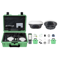 Conjunto de Base y Rover GNSS RTK E1 Lite, Radio de 15 km, 20 h de Autonomía, para Diseño de Construcción