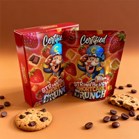 Sachet Doypack en Mylar de Qualité Alimentaire et Boîte Combinée avec Fermeture Éclair Refermable pour Cadeaux de Noix et Bonbons - 3,5 Sachets