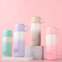 Thermos en acier inoxydable 316, tasse mignonne, compacte, portable, bouteille d'eau élégante et à boire directement pour les étudiantes