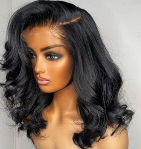 Parrucche in Capelli Umani Vergini Indiani Remy 100% con Onde Morbide, 13*4, Tinte in <span class=keywords><strong>Rosso</strong></span> con Marrone Arancione, HD Lace - Product Image 1
