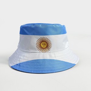 Casquette de soleil unisexe à motif drapeau national sur le thème des matchs de football, chapeau bob pour les fans, accessoires - Product Image 4