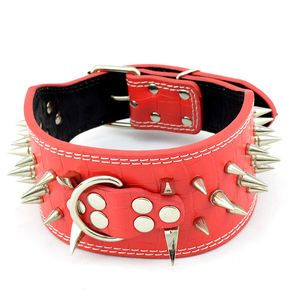 <span class=keywords><strong>Collar</strong></span> para Mascotas con Púas de Diente de Lobo GMTPET, <span class=keywords><strong>Collar</strong></span> de Cuero con Remaches Anti-mordidas para Perros Medianos y Grandes - Product Image 3
