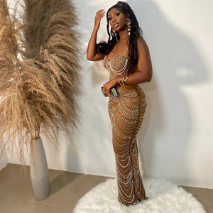 <span class=keywords><strong>ชุด</strong></span>ราตรีรัดรูปประดับเพชรและลูกปัดสำหรับผู้หญิง CY901322 <span class=keywords><strong>ชุด</strong></span>เดรสยาวเซ็กซี่สำหรับงานปาร์ตี้ งานพรอม และงานเลี้ยง - Product Image 4