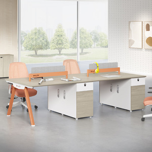 Bureaux de direction modernes <span class=keywords><strong>en</strong></span> bois, convertibles et extensibles – Mobilier modulaire à <span class=keywords><strong>hauteur</strong></span> réglable avec cloisons pour usage domestique ou professionnel - Product Image 4