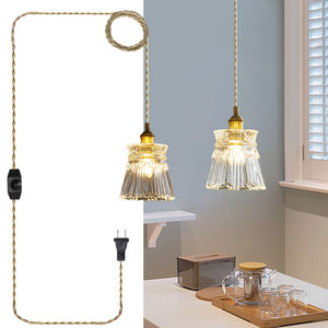 Petite suspension décorative Luminaires de luxe en verre transparent ArtDecor Éclairage intérieur pour la maison, le salon et la chambre à coucher - Product Image 4