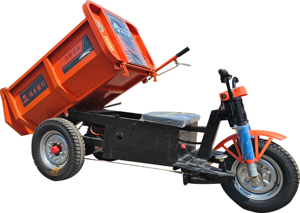 Triciclo Volquete Eléctrico Manual de Descarga Automática de Gran Venta, Vehículo de Carga de 1800W, Camión Eléctrico <span class=keywords><strong>para</strong></span> Obras de Construcción - Product Image 3