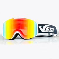 Masques de ski pour enfants anti-buée, protection UV 100 %, à porter par-dessus les lunettes, masques de snowboard personnalisés pour enfants et jeunes