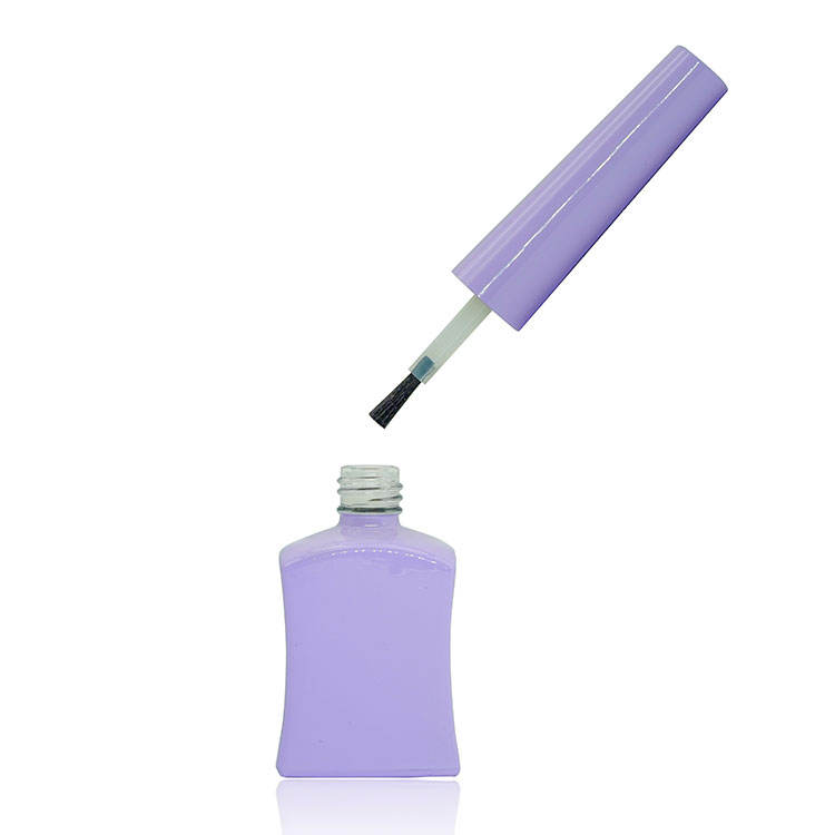 10ml 15ml Cosmetics Glass UV Gel Nail Polish Bottle With Brush