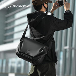 Sac bandoulière Apollo 2 pour homme, sac à dos décontracté et tendance avec logo, sac messager fonctionnel pour le travail, sac pour ordinateur en nylon résistant - Product Image 2