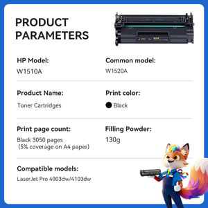 Cartucho de Tóner W1510A con Chip Compatible con LaserJet Pro 4003dw 4003dn <span class=keywords><strong>4103fdw</strong></span> para hp Cartuchos de Tóner Originales 151a - Product Image 2