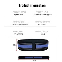 Ceinture sacro-iliaque en néoprène pour hommes et femmes Support de soulagement de la douleur au bas du dos respirant Conception de hanche élargie flexible