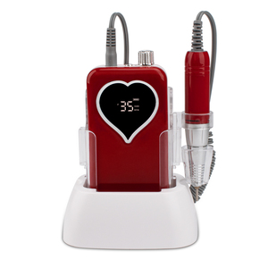 Máquina de manicura eléctrica portátil sin escobillas recargable con juego de brocas OEM ODM - Product Image 4