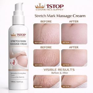 Organische crème tegen striae, effectieve buikcrème, verwijdert striae, herstelt de huid, voor vrouwen, zwangerschapsproducten - Product Image 1