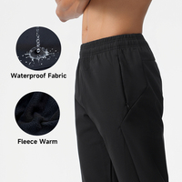 Pantalon d'extérieur d'hiver à logo personnalisé pour hommes imperméable polaire décontracté adulte coupe-vent plat randonnée autres d'extérieur