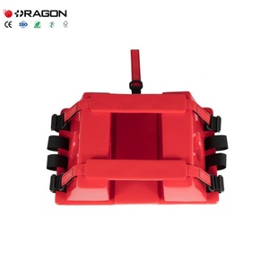 Immobilisation de tête en matière plastique haute densité d'urgence utilisée avec la planche vertébrale - Product Image 4