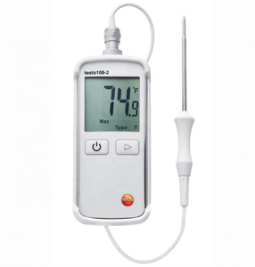 เทอร์โมมิเตอร์วัดอุณหภูมิอาหารแบบดิจิตอล Testo 108-1 108-2 กันน้ำ รุ่นขายดี ของแท้ Testo 108 0563 1080 - Product Image 1