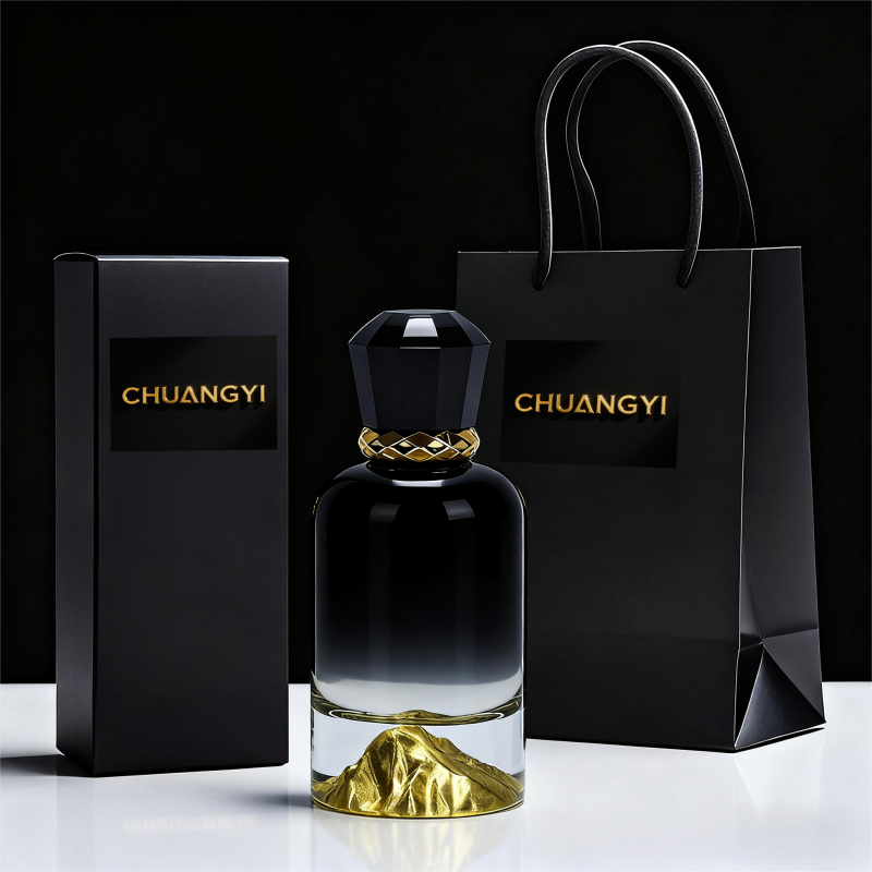 black cologne bottles