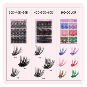 ANNAFRIS - Bandeja <span class=keywords><strong>de</strong></span> Pestañas Postizas Semi-Manuales para Extensiones <span class=keywords><strong>de</strong></span> Pestañas en Racimo, 14 Filas, Gran Capacidad, Pestañas Individuales Mixtas, Fibra Sintética - Product Image 4