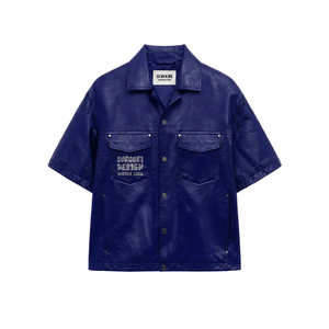 เสื้อแจ็คเก็ตหนัง PU แขนยาว พิมพ์ลายกราฟิก โลโก้ OEM/ODM ตามสั่ง ปี 2026  แบบซิปปิด  ไซส์ใหญ่  ใส่ได้ทั้งชายและหญิง กันน้ำ ระบายอากาศได้ดี - Product Image 5
