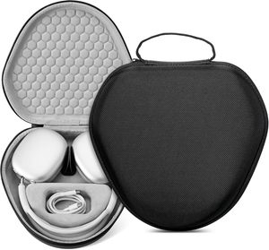 Étui de rangement rigide antichoc en EVA pour casque supra-auriculaire OEM, sac de transport portable pour casque avec poignée de transport - Product Image 1
