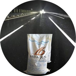 Peinture thermoplastique professionnelle pour marquage routier des pistes d'aéroport et des autoroutes, pour réduire la circulation - Product Image 1