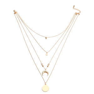 V&amp;R Fashion <strong>Gold</strong> Plated Layered Chain <strong>Costume</strong> Jewellery <strong>Jewelry</strong> for Women Wholesale - Product Image 5