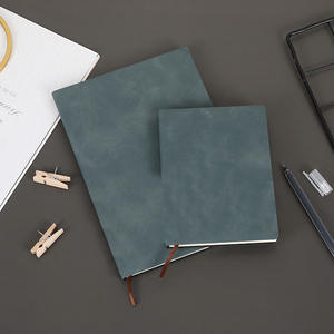 Business Office Notebook <b>A5</b> A6 Imitation Leather <b>Notepad</b> Solid Color Customizable Journal Notebook Wholesale - Product Image 4