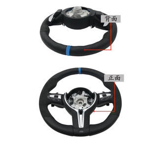 Volante de cuero completo MP Blue Label BMW M3 BM009 de 3 radios para las series 1234 X1 X2 X3 X4 X5 X6 - Product Image 2