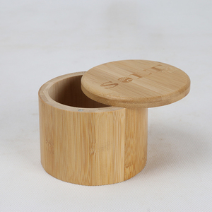 Scatola porta <span class=keywords><strong>spezie</strong></span> in legno all'ingrosso con coperchio girevole, organizer per condimenti da cucina - Product Image 3