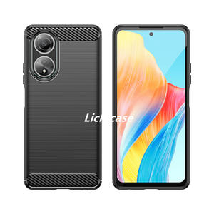 Licicase เคสกันชน TPU ลายขนแปรงซิลิโคนนิ่มสำหรับ A58 OPPO A38ฝาหลังแบบบางมากป้องกันการตก - Product Image 6