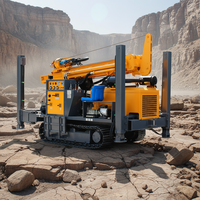 Machine de forage de puits d'eau DTH de 260 m de profondeur, fabriquée en Chine