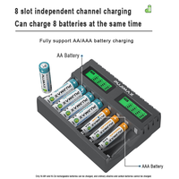 PUJIMAX Offres Spéciales Port de charge rapide Type-C 5V 2A Ni-MH Ni-Cd Chargeur de batterie AA AAA rechargeable Nouveau titre