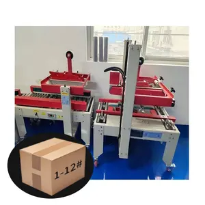 Machine de scellage automatique à Double colonne, Machine de scellage et d'emballage de ruban de Carton