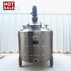 Tanque de Mezcla de Acero Inoxidable de Grado Sanitario de 1000L, Capas de Acero Inoxidable SS304 316L - Product Image 4