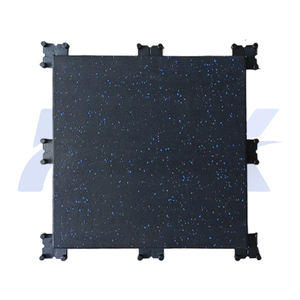 Système de protection de revêtement de sol en caoutchouc professionnel pour salle de sport, club, sous-couche, panneau de base pour terrain de basket-ball, centre de remise en forme, conception - Product Image 4